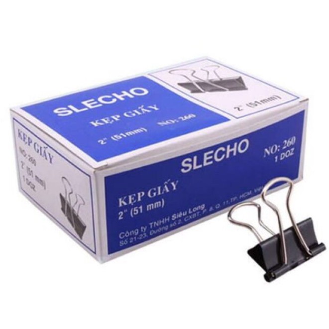 [ Kẹp giấy lớn] Kẹp bướm Slecho 51mm