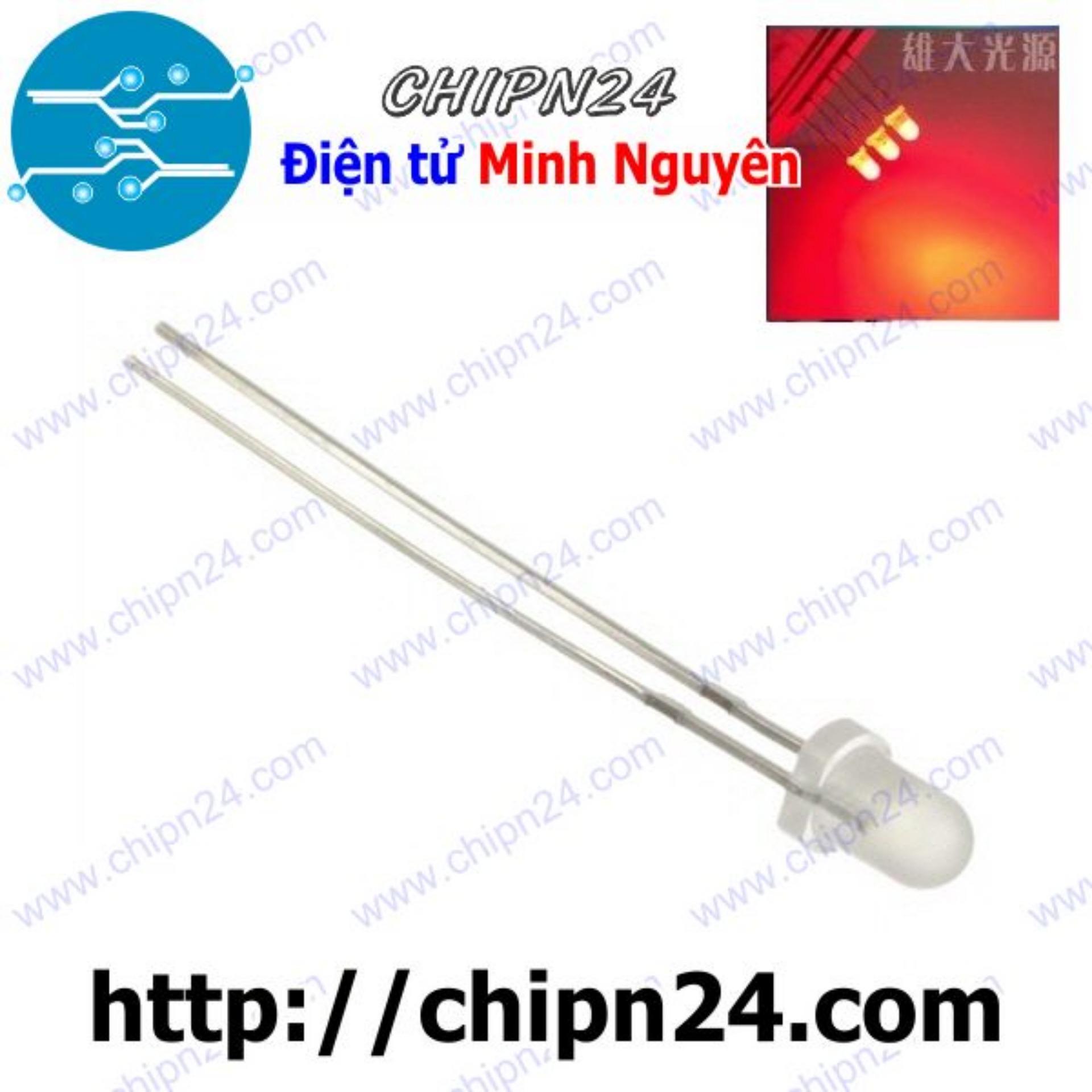 Led 3mm đục màu đỏ