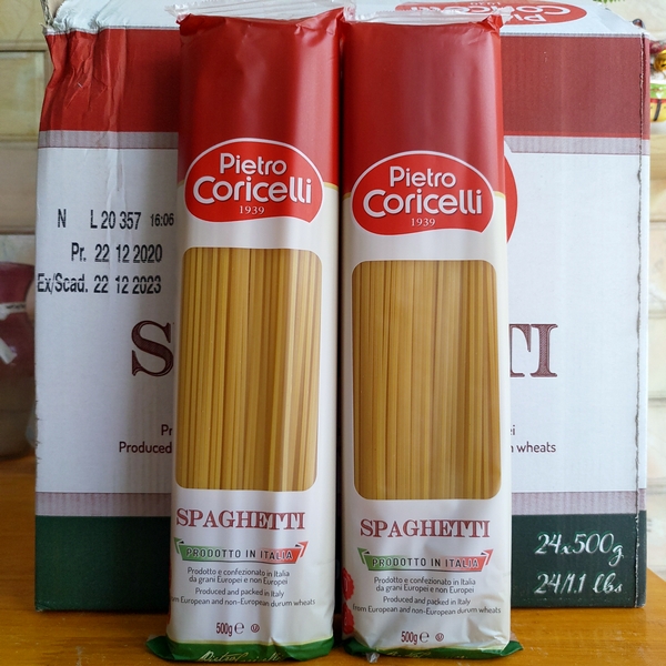 Mỳ Ý thượng hạng spaghetti Pietro Coricelli số 5 (500gr)