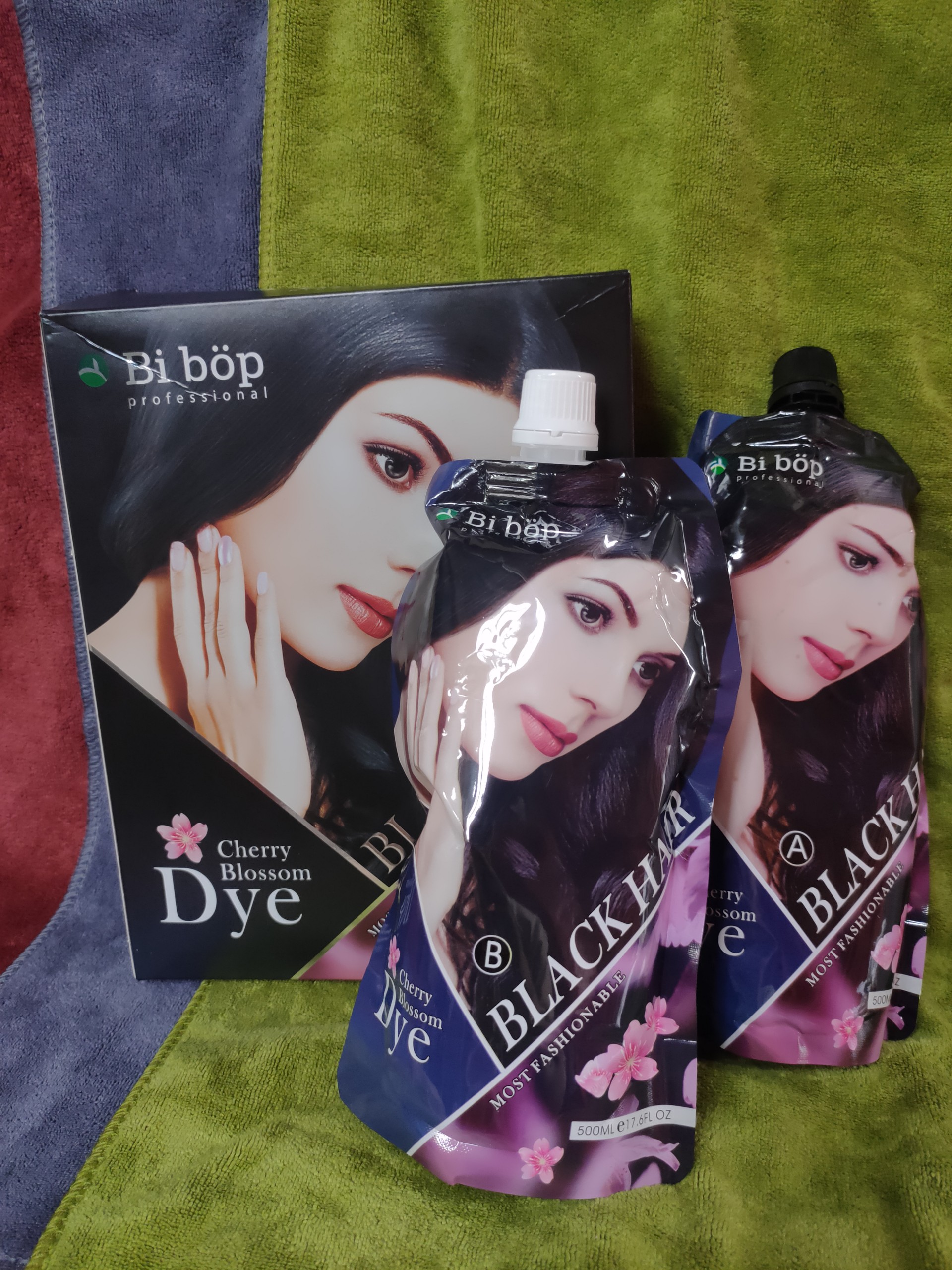 Nhuộm đen phủ bạc BiBop 500ml