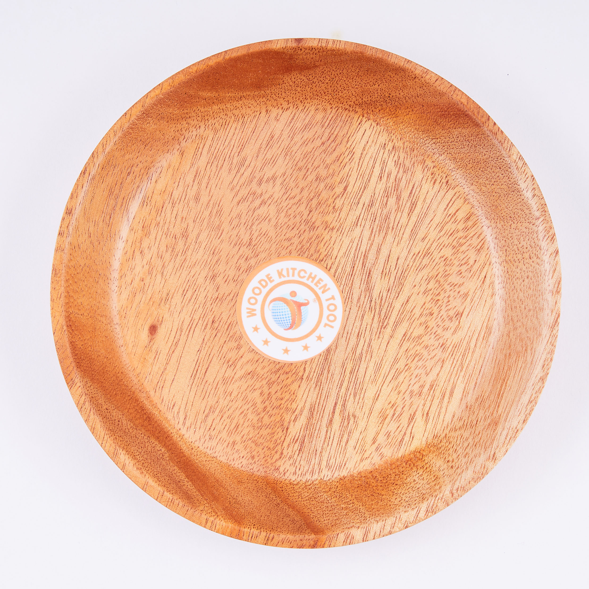 Dĩa Tròn Gỗ Xà Cừ Thanh Tú 14Cm