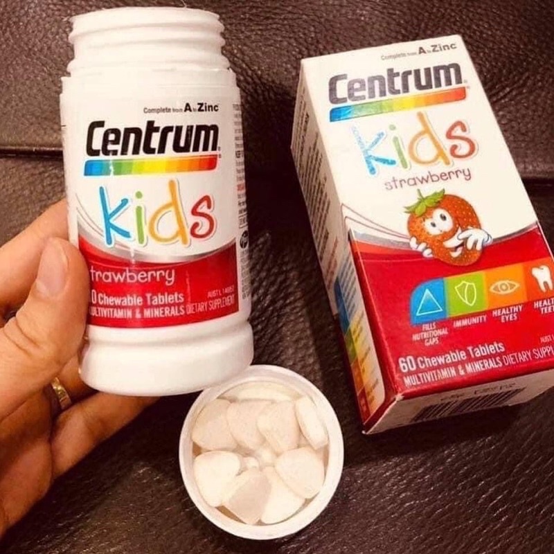 Viên Centrum Kid . Cung cấp đầy đủ Vitamin cho bé