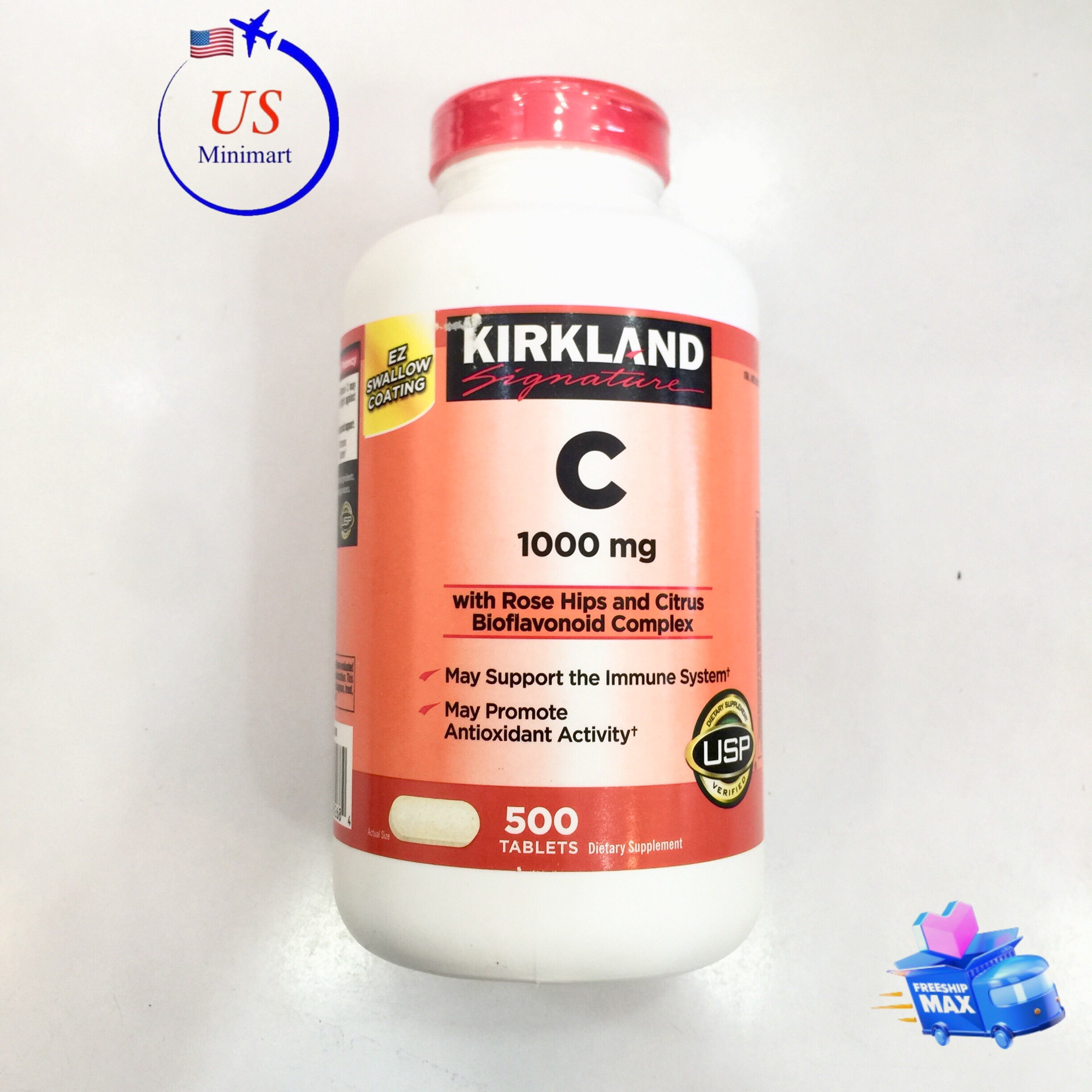 Vitamin C 1000mg Kirkland (500 viên) - US Minimart