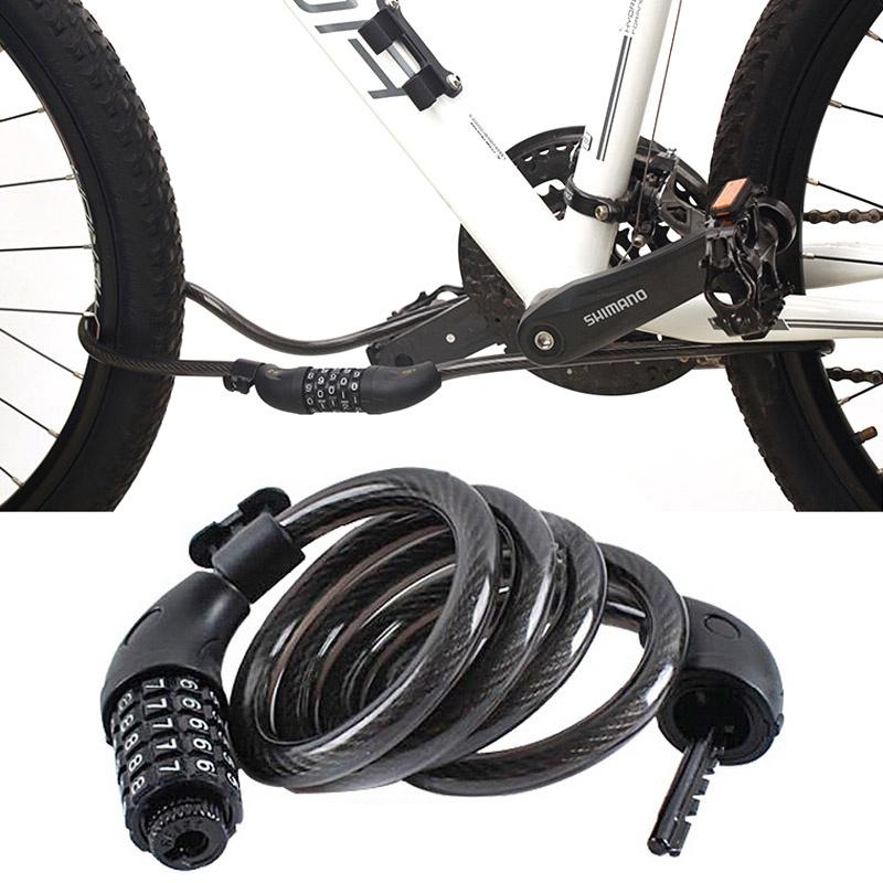 Khóa dây xe đạp 5 số đổi được mã 1.2m - giảm sốc
