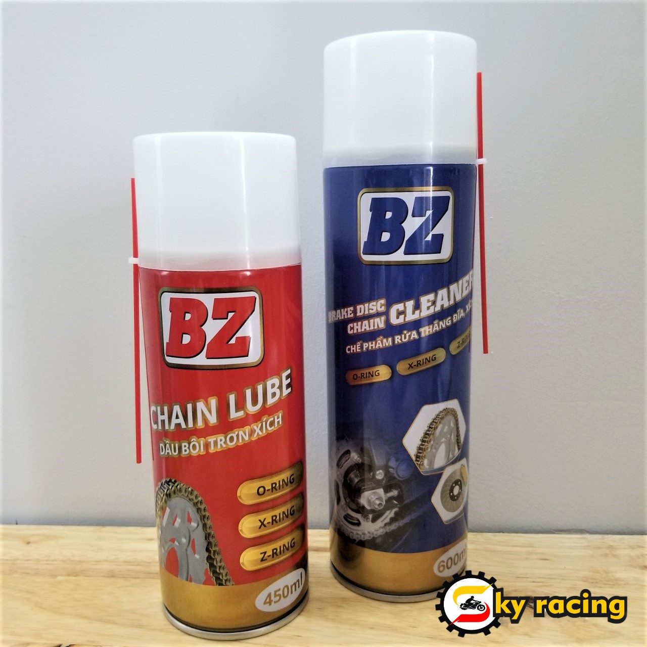 Bộ sản phẩm vệ sinh sên xích BZ cao cấp