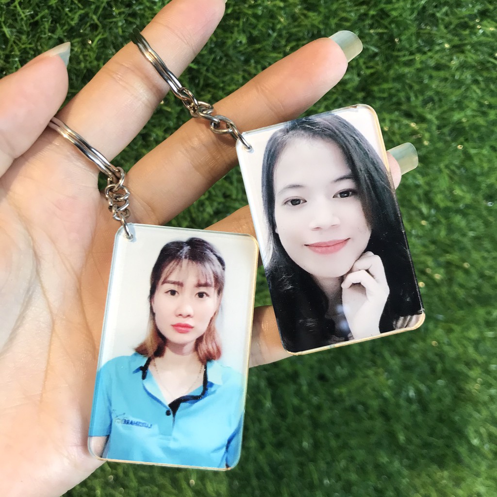 Móc khóa in hình theo yêu cầu - móc khóa mica - giá tại xưởng, chất lượng sản phẩm đảm bảo và cam kết hàng đúng như mô tả