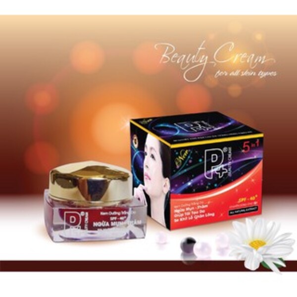 Kem p+ dưỡng trắng da ngừa mụn thâm thiên hiếu 15g c