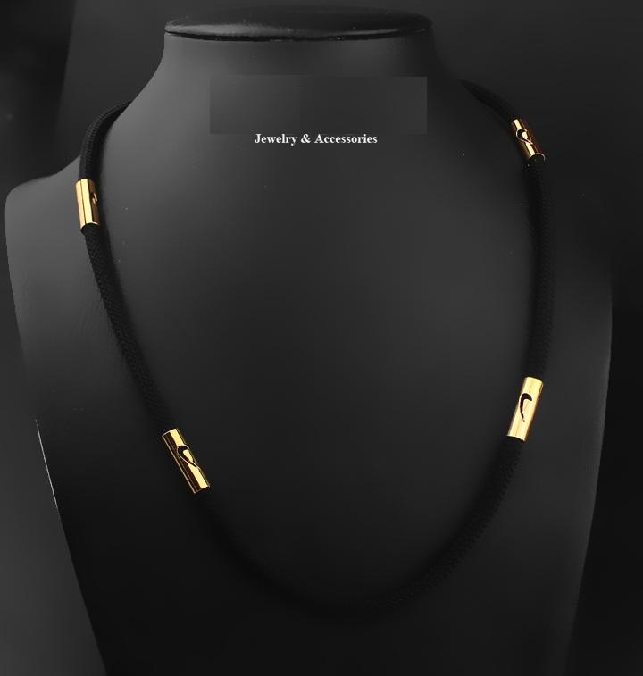 [HCM]DÂY CHUYỀN NAM NỮ DÙ THÁI LAN KHÓA HỌA TIẾT MẠ VÀNG _4LY .