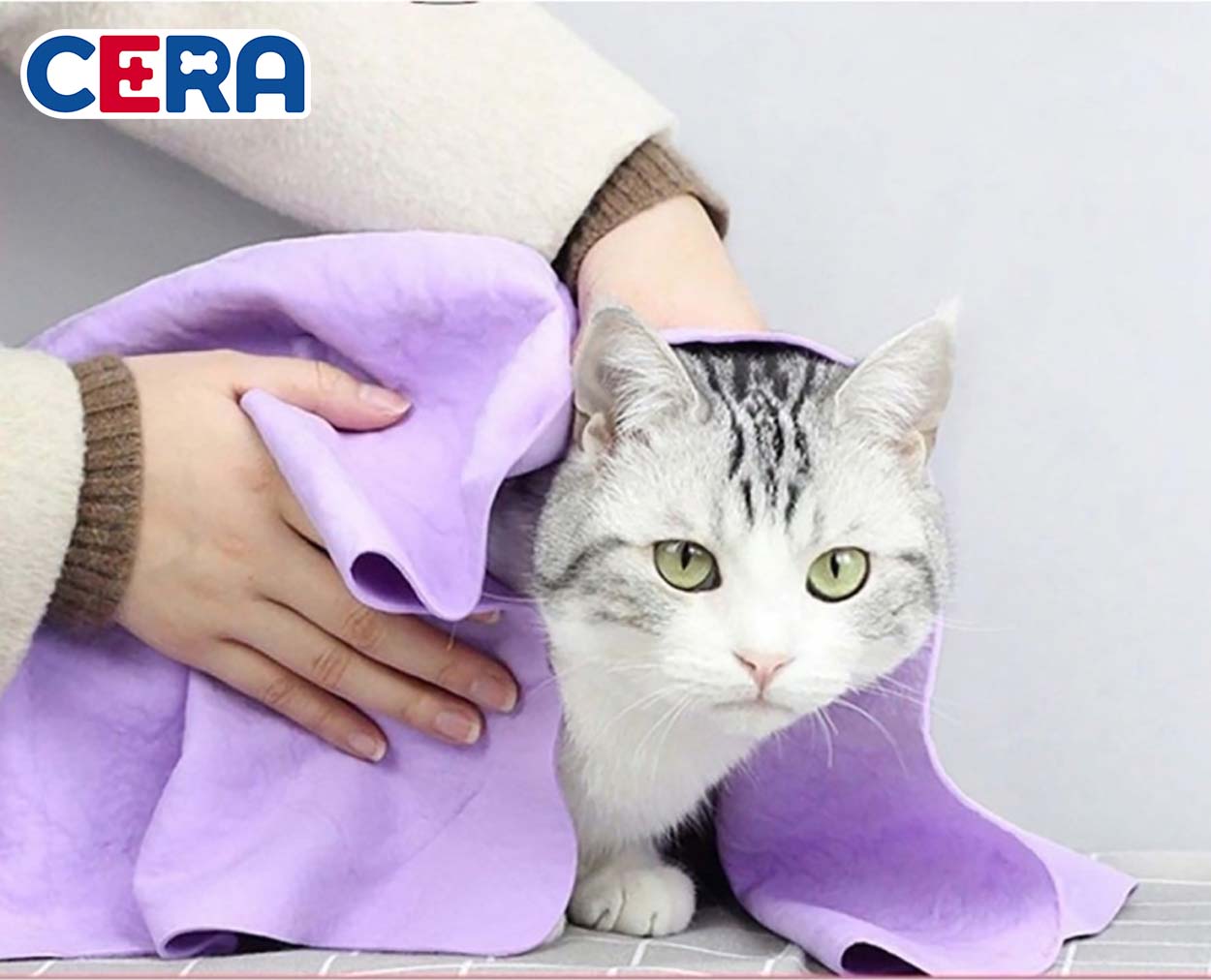 Khăn Tắm Siêu Thấm Hút Cho Thú Cưng - Khăn 001