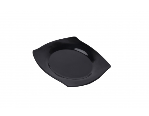 Dĩa Nhựa Melamine Màu Đen