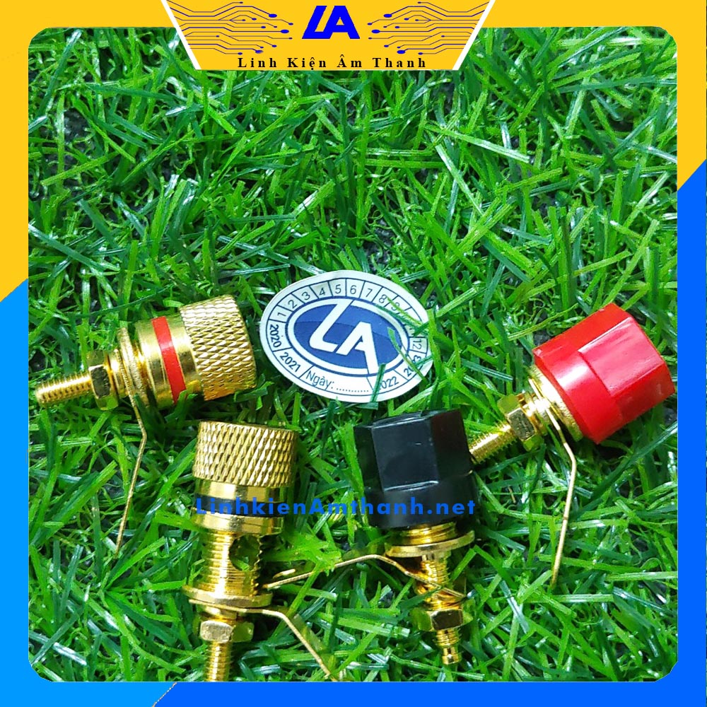 Cọc loa đơn trạm loa rời gồm 1 cặp (1 đỏ 1 đen)