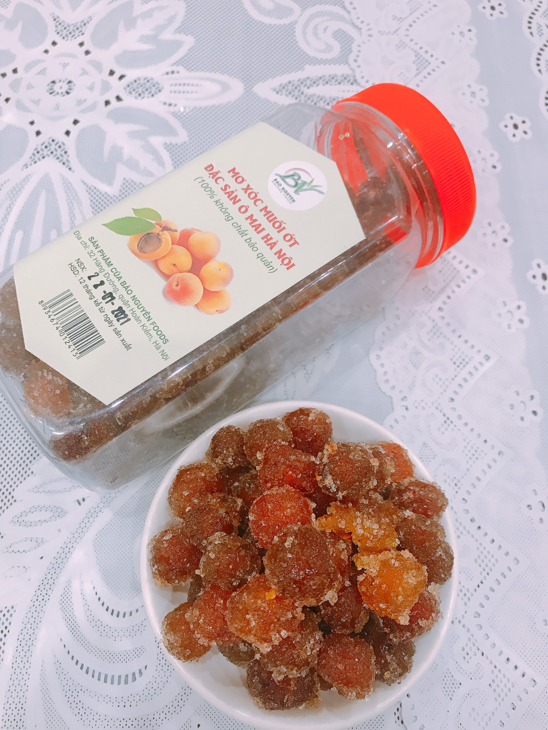 Hộp 400gr Mơ sấy xốc muối ớt (VIETFOOD)