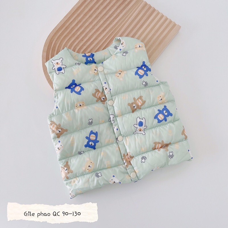 Áo phao Gile siêu nhẹ trẻ em