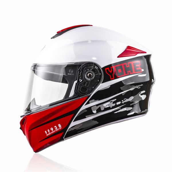 Mũ Bảo Hiểm Fullface Lật Hàm YOHE 938 - 1 Kính - Bikersaigon