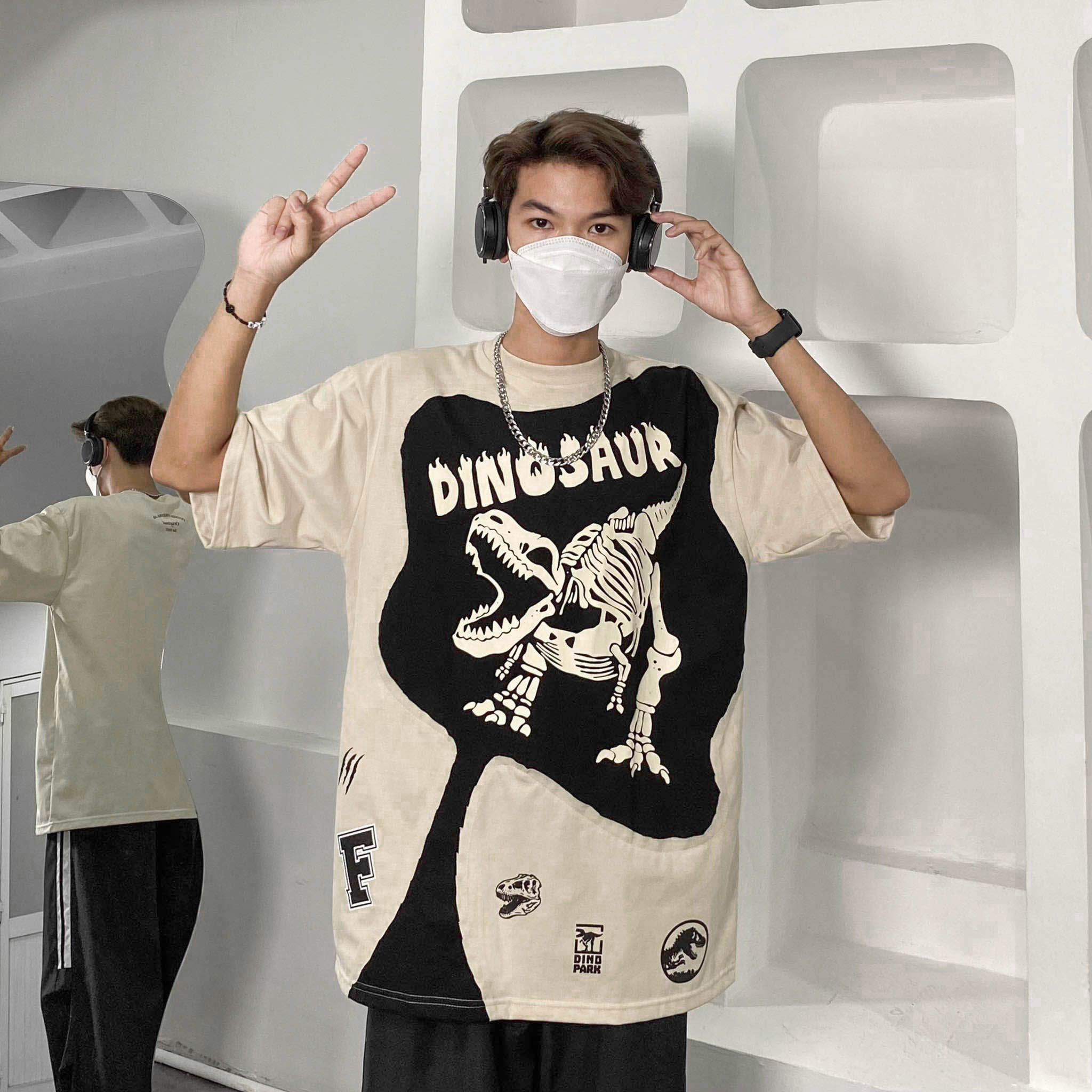 ÁO THUN FF HANDCRAFT DINOSAUR TEE