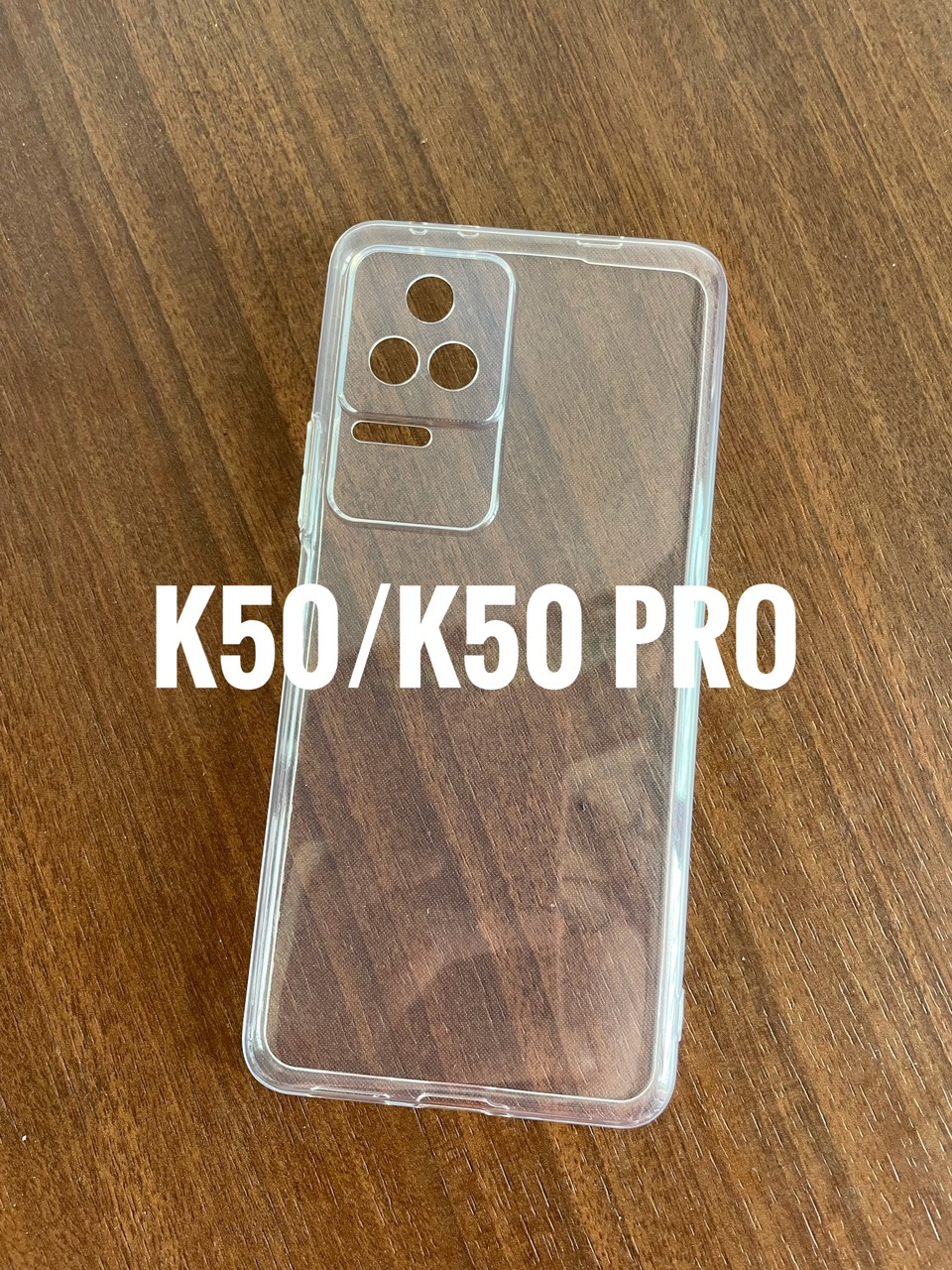Ốp lưng xiaomi redmi k50 /k50 pro - silicon hãng gor trong suốt