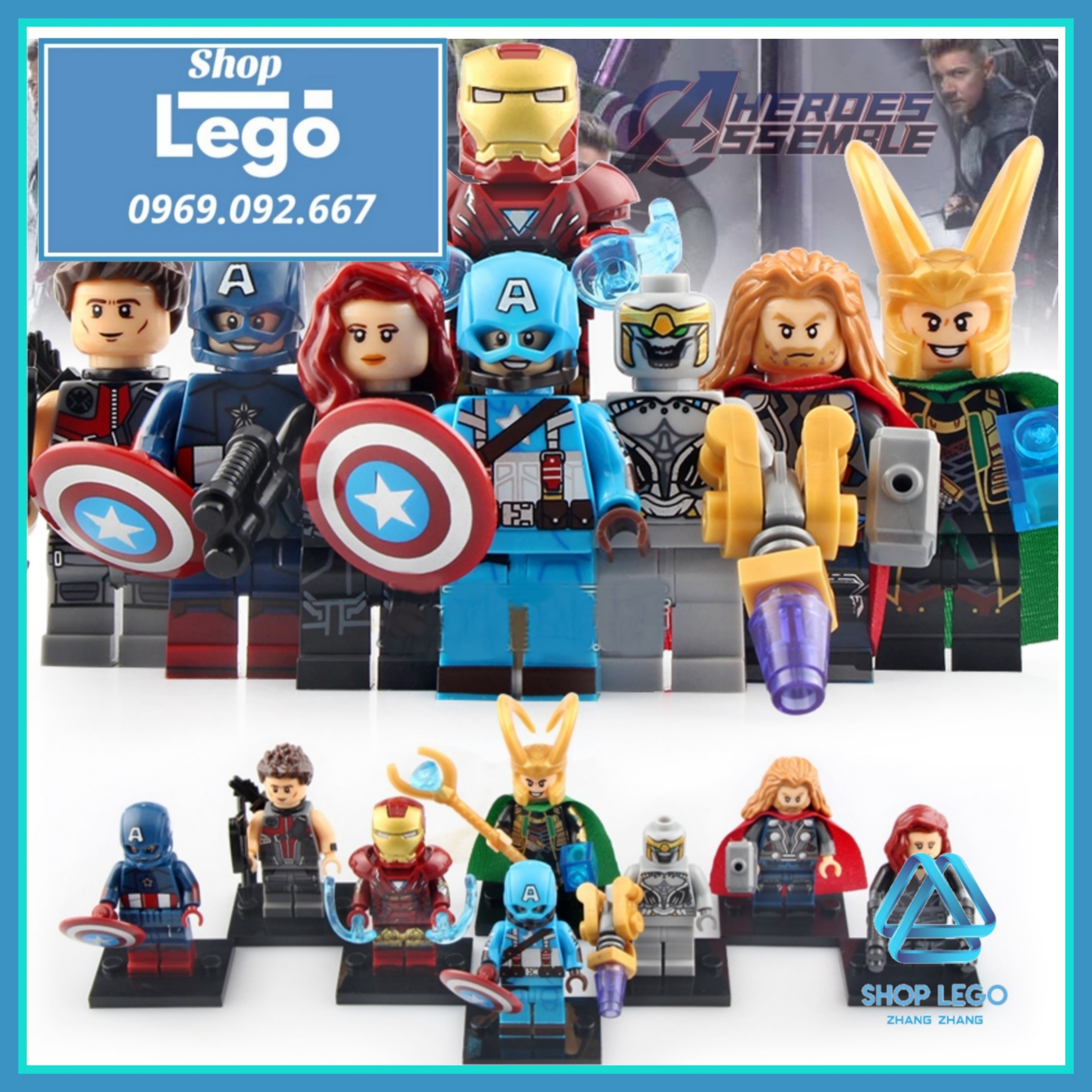 Xếp hình Lego Siêu anh hùng Avengers Endgame giá rẻ Lego Minifigures Xinh