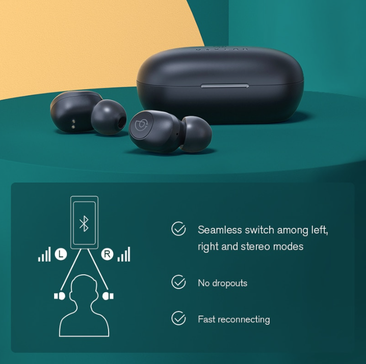 [HCM]Tai Nghe True Wireless HAYLOU GT2S ( Phiên Bản Nút Bấm Vật Lý)