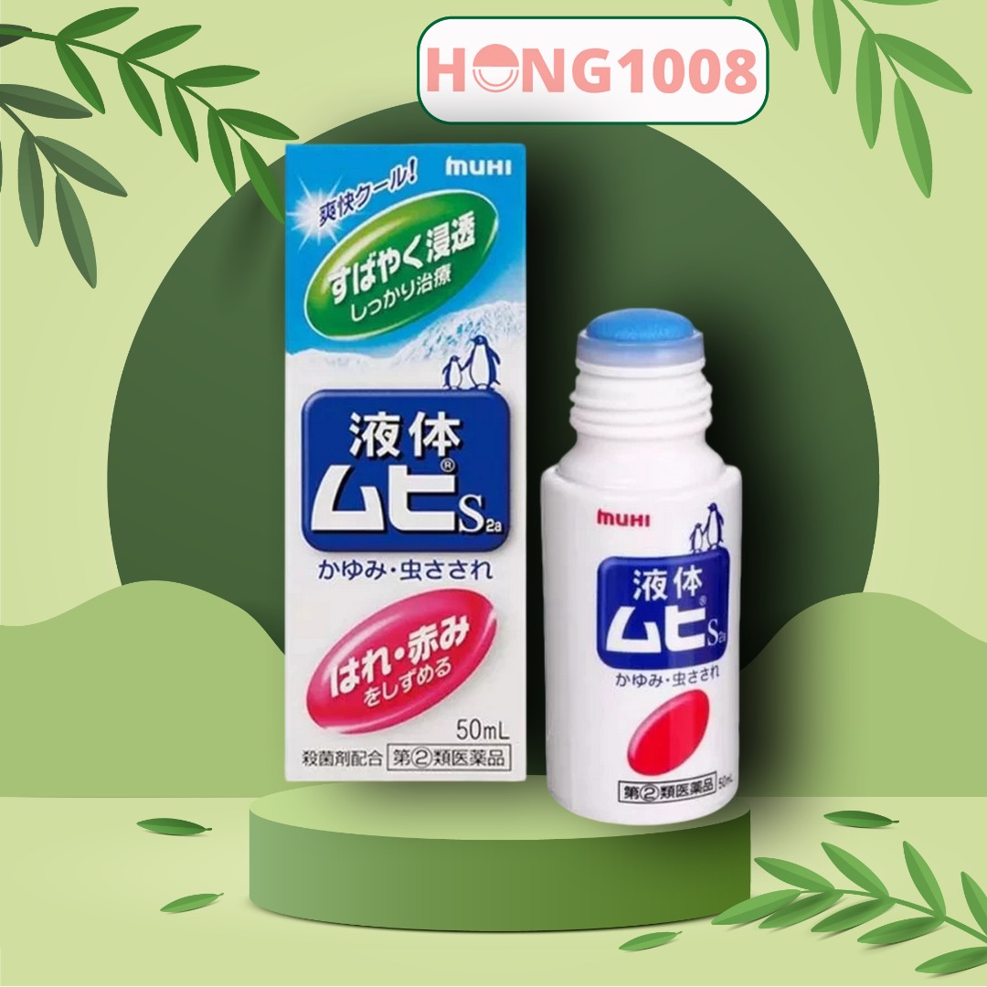 Lăn Bôi Muỗi Đốt Và Côn Trùng Cắn Muhi Chim Cánh Cụt 50ml - Kem muỗi Muhi - Shop Hong1008