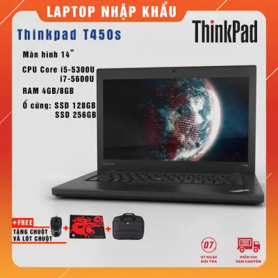 Laptop Lenovo ThinkPad T450s i5-5300U | Ram 8GB | SSD 256Gb 14