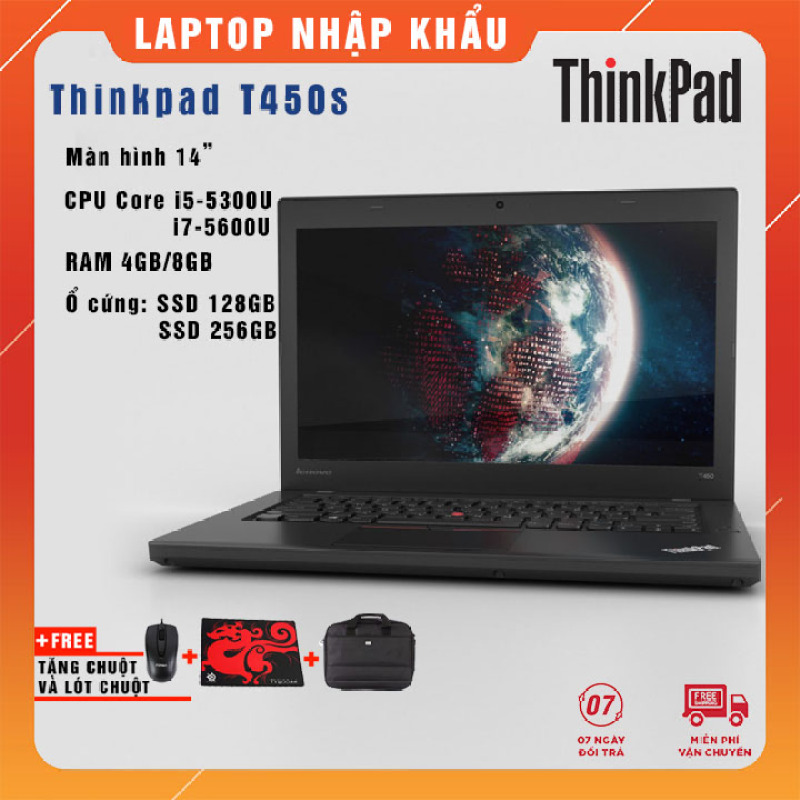 Bảng giá Laptop Lenovo ThinkPad T450s i5-5300U | Ram 8GB | SSD 256Gb 14 | FHD - Nhập khẩu USA Phong Vũ
