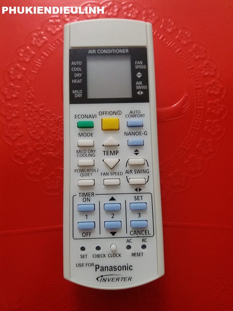 ĐIỀU KHIỂN ĐIỀU HÒA PANASONIC INVERTER 2 CHIỀU