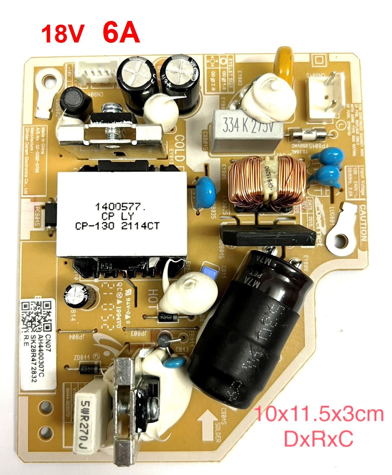 MẠCH NGUỒN 220V. 18V 7A , 21V 7A , 24V 7A  AMPLI CLASS D. ( Loa samsung AH8113870B , AH8113871B , AH4400307C )