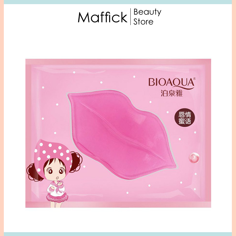 Mặt nạ môi collagen dưỡng môi căng bóng hồng hào mask môi cấp ẩm làm mềm môi BMNMOI1 Maffick