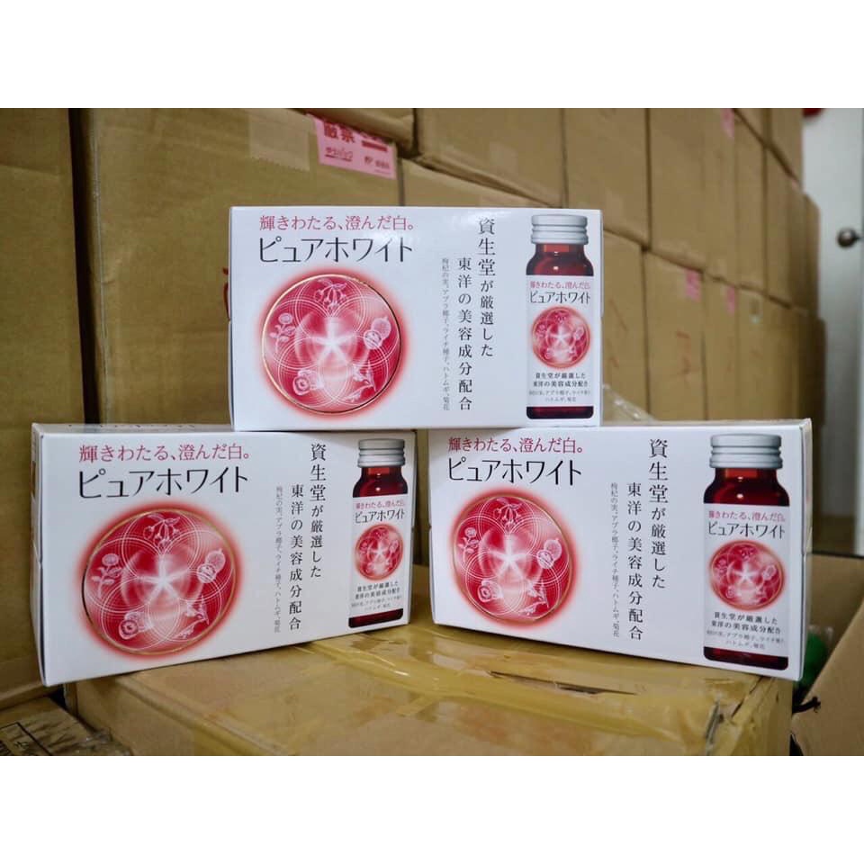 Combo 3 hộp nước trắng da Pure White Nhật Bản