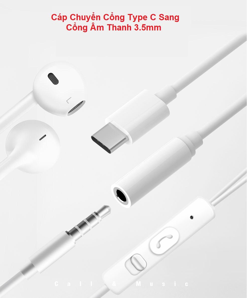 [HCM]Cáp Chuyển Cổng Type C Sang Cổng 3.5mm