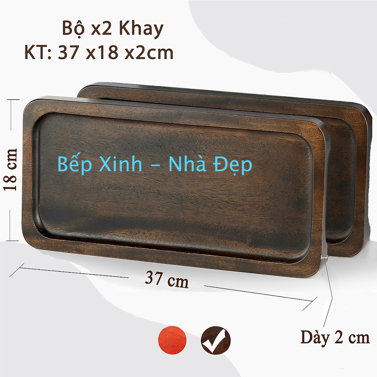 KHAY GỖ (nguyên khối) DÙNG ĐỰNG THỰC PHẨM, TRANG TRÍ ĐỒ ĂN