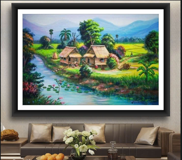 TRANH ĐÍNH ĐÁ PHONG CẢNH