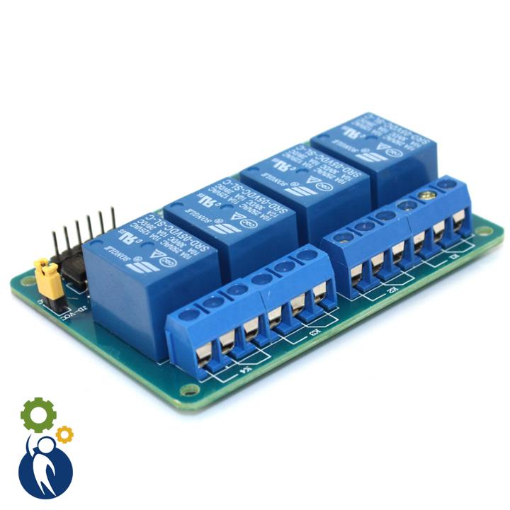 Module 4 Relay 5V, tín hiệu vào điều khiển DC5V