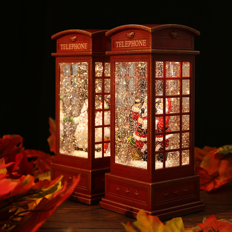Christmas gift decorative telephone box