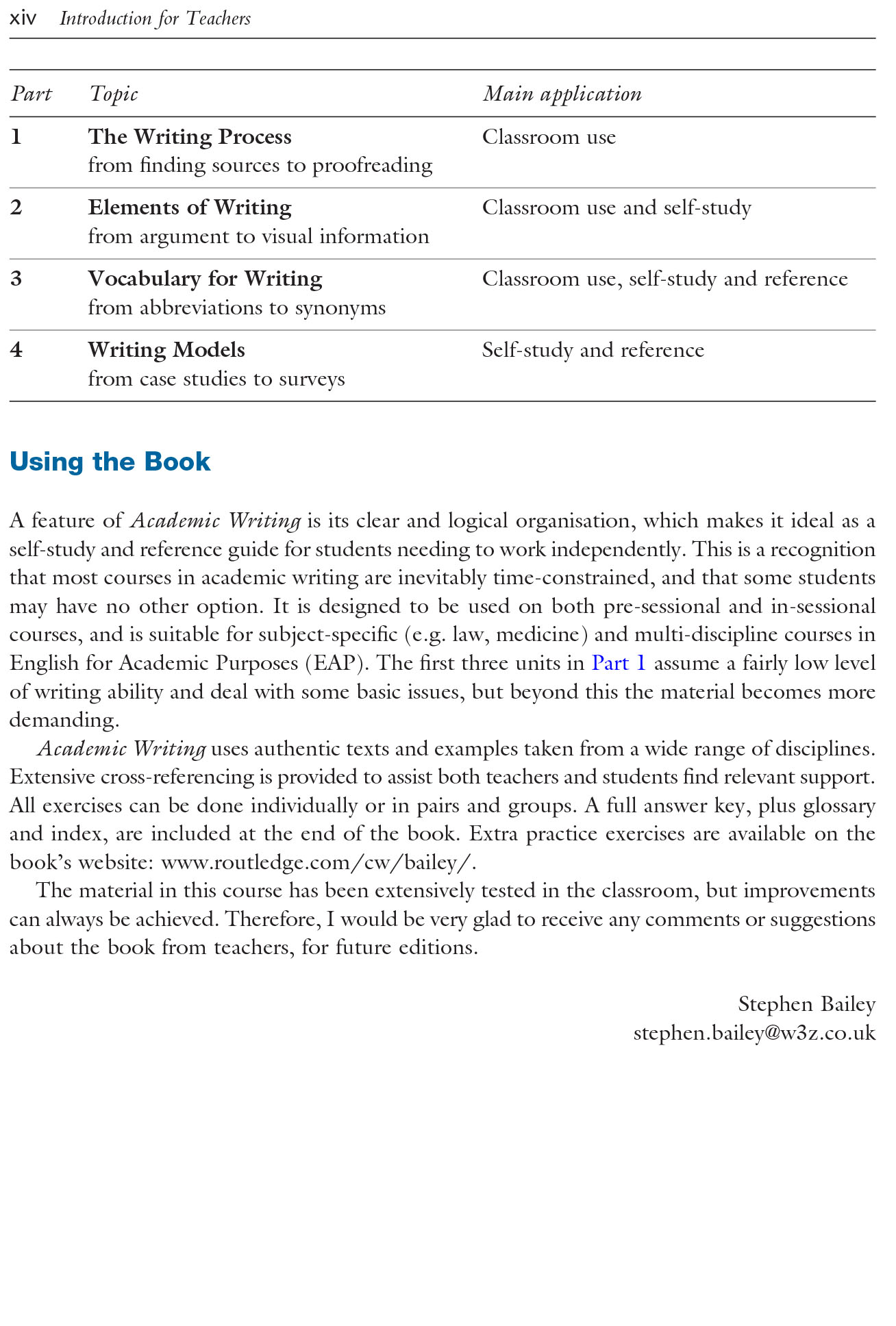 Academic Writing A Handbook for International Students by Stephen Bailey (Sách đen trắng)