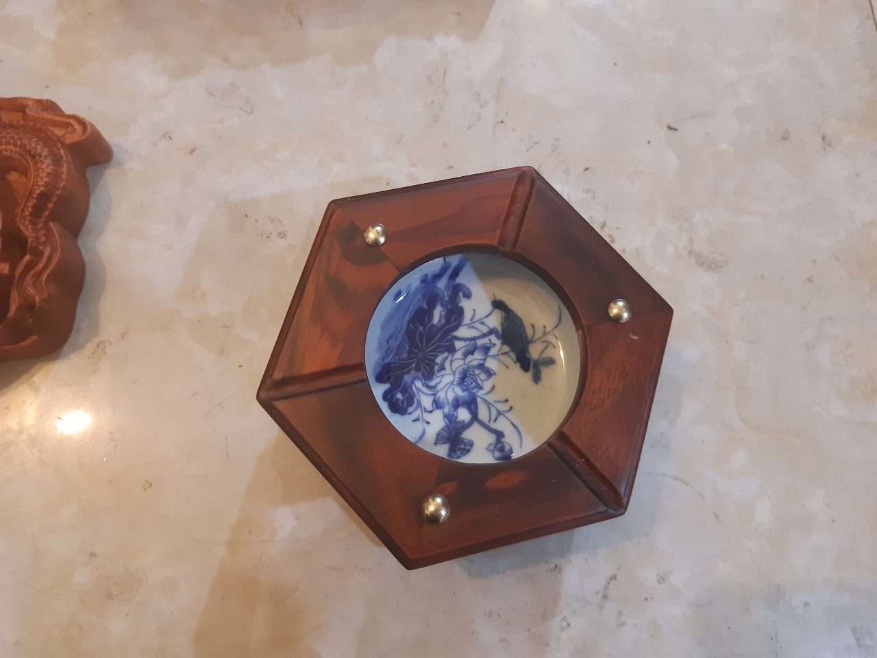 gạt tàn gỗ trắc