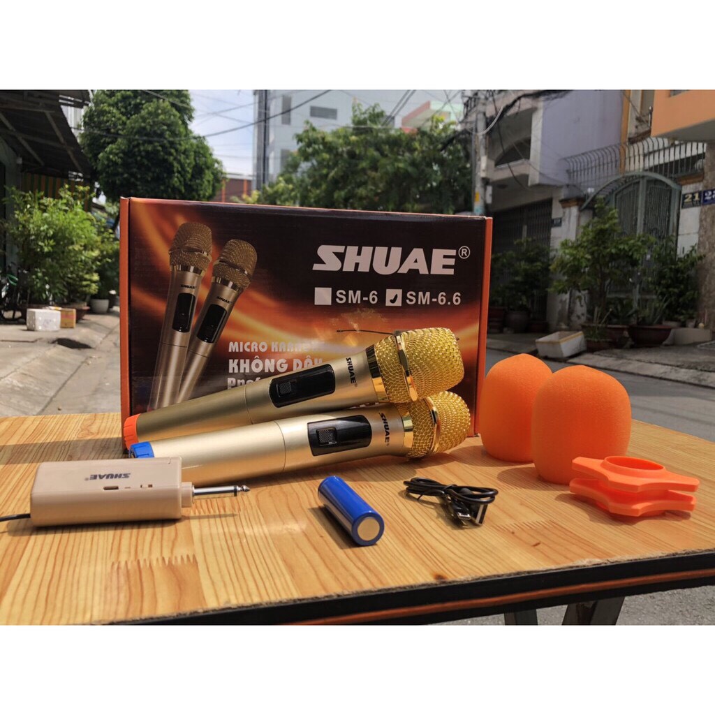Micro không dây Shuae - 2 Micro