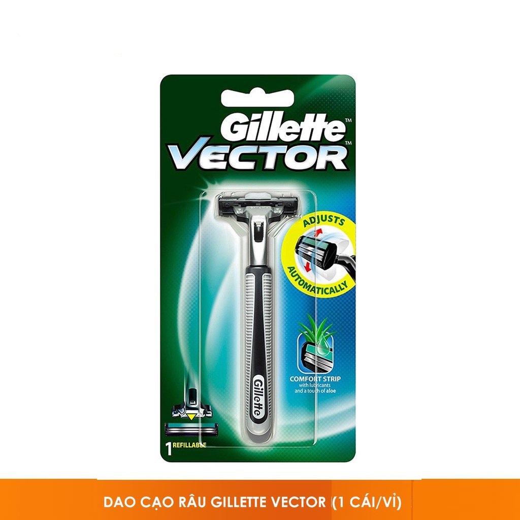 Dao Cạo Râu Gillette Vector, lưỡi dao cạo râu