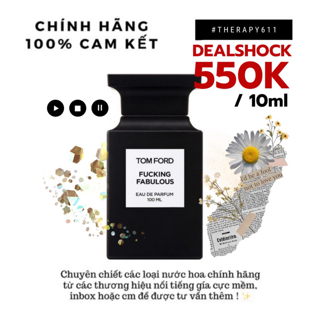 Nước hoa tom ford fucking fabulous edp 5ml/10ml/20ml