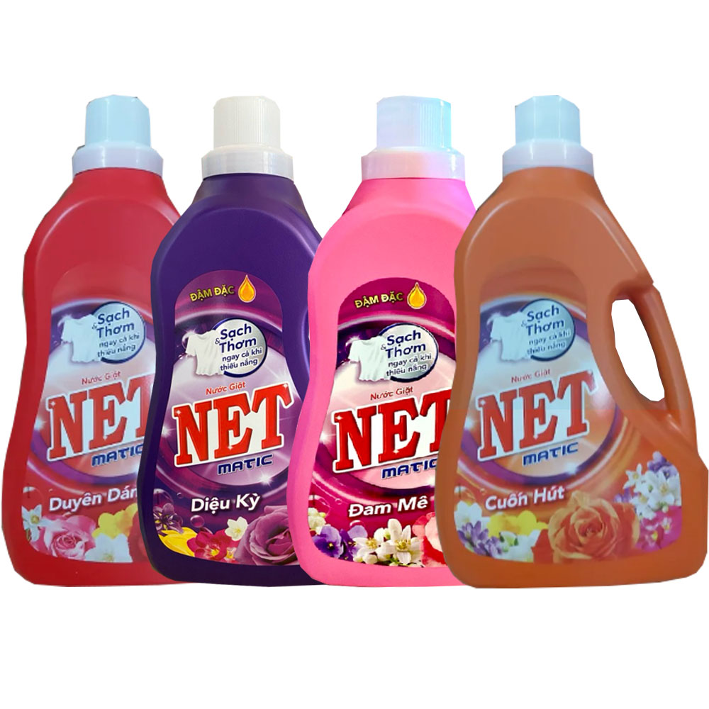 [HCM] Nước Giặt Net Matic  3.3L 4 màu