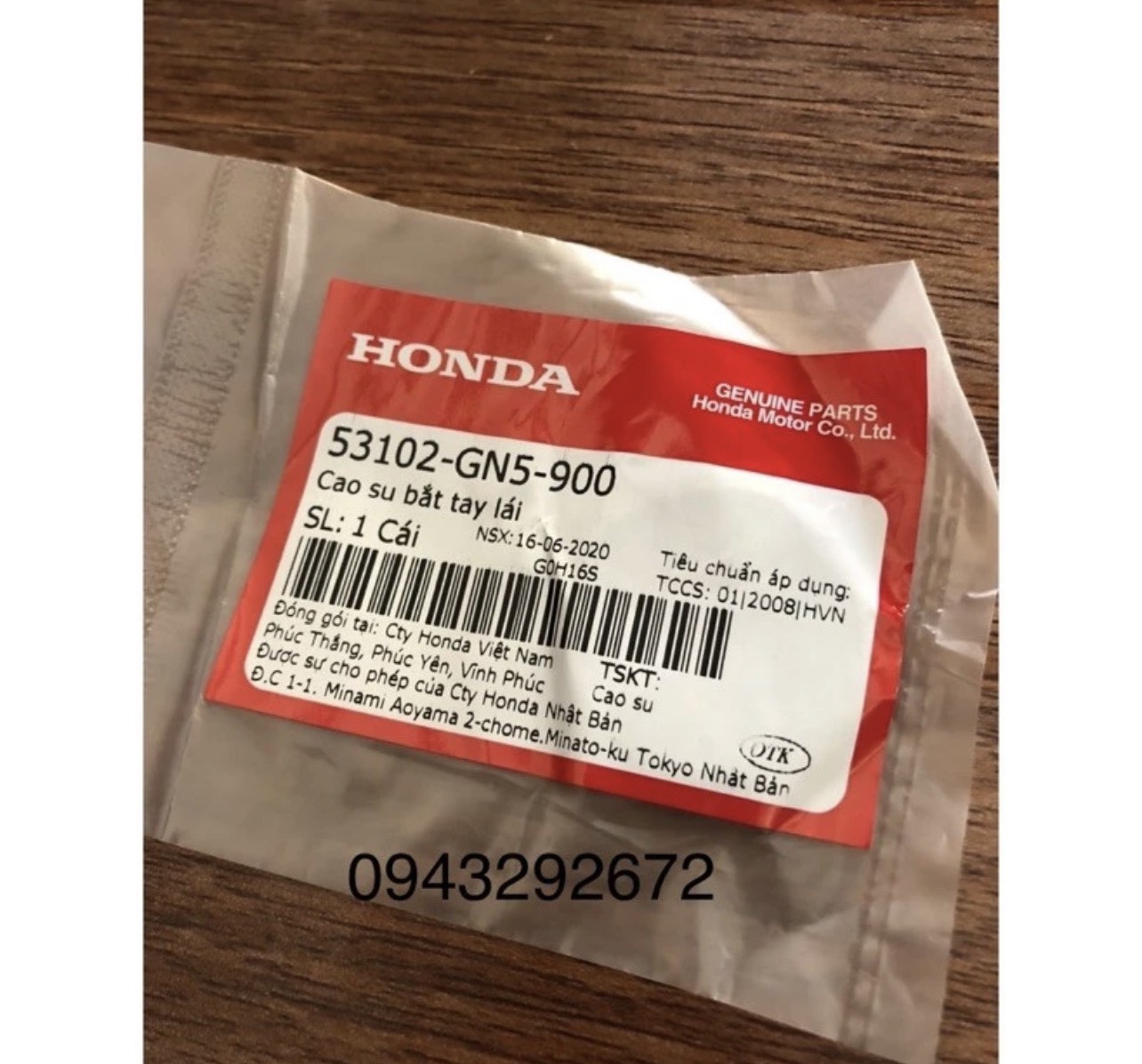 Cao su bắt gi đông Dream ( 6 chi tiết ) Honda (53102GN5900)