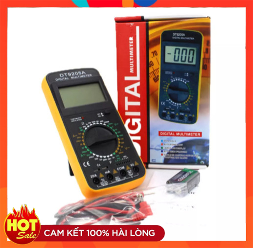 Đồng hồ đo điện đa năng digital dt-9205a - đồng hồ sửa chữa điện tử - đồng hồ đo dòng điện cao cấp