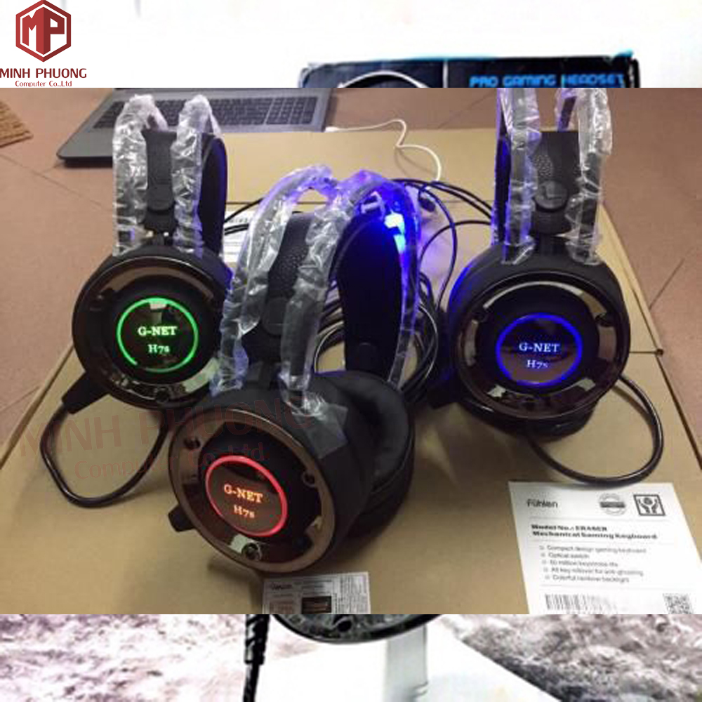 Tai nghe G-net H7s có rung và Led