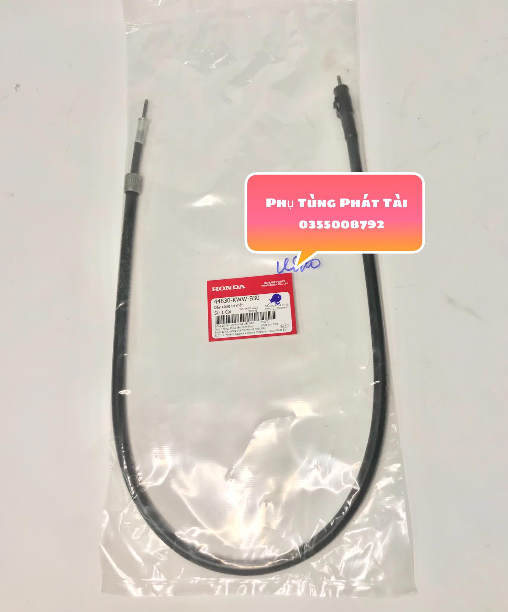 Dây Công Tơ Mét Wave S110 - Blade - Wave A110 - RSX Chính Hãng Honda