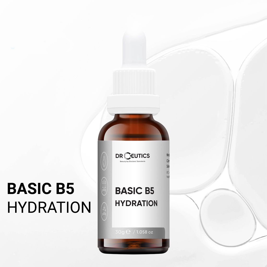 Serum DrCeutics Basic B5 Hydration 5% Cho Da Dầu Mụn