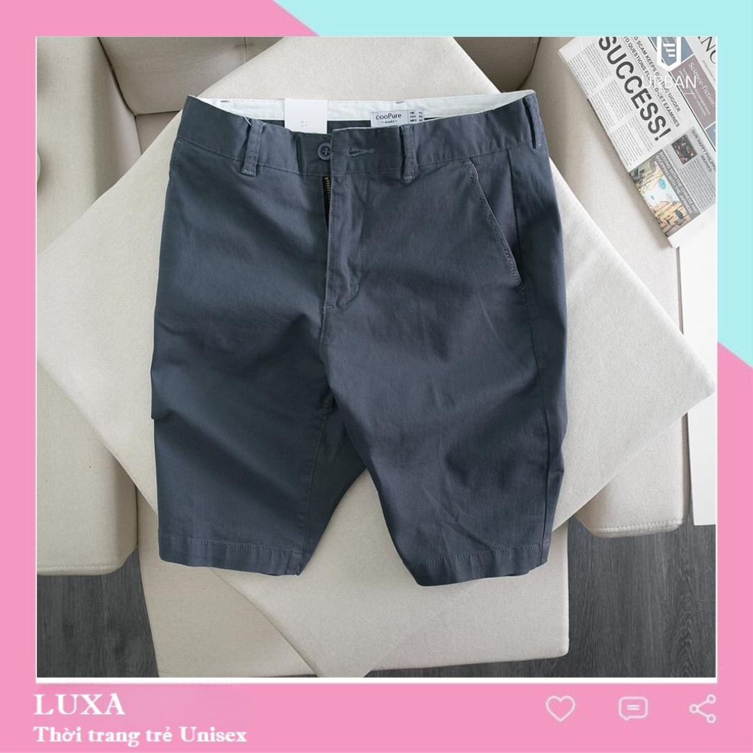 QUẦN SHORT NAM KAKI CO GIÃN NHẸ