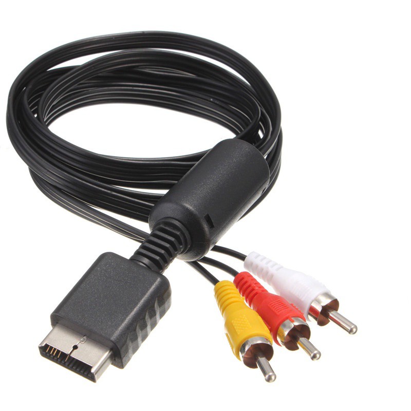 DÂY AV XUẤT HÌNH MÁY PS2 AV CABLE TÍN HIỆU Ps1 Ps2 Ps3 dây xuất hình ps1 ps2 ps3