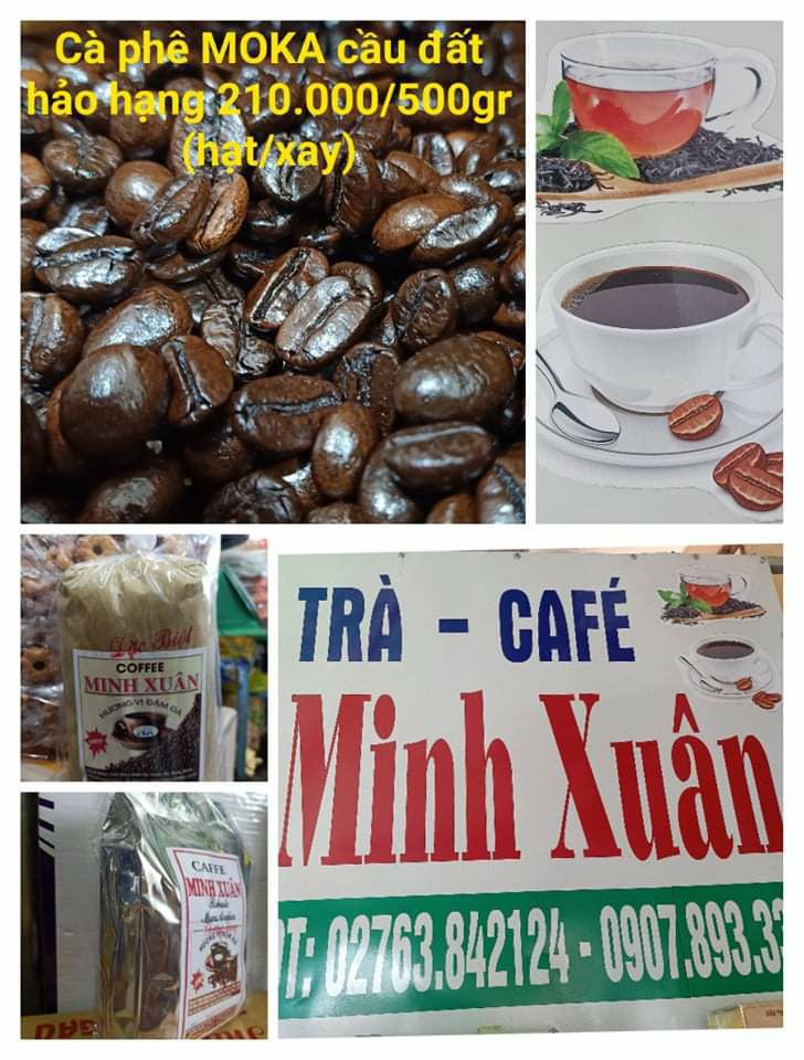 Cà Phê Nguyên Chất 500gr (Cà Phê Minh Xuân) - Các Loại Cà Phê Rang, Cà phê Hạt, Cà Phê Xay