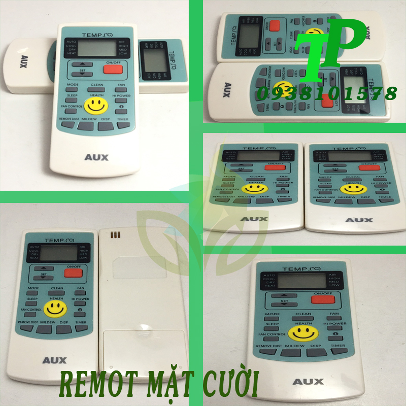 Điều khiển, remote máy lạnh điều hòa reetech aux mặt cười