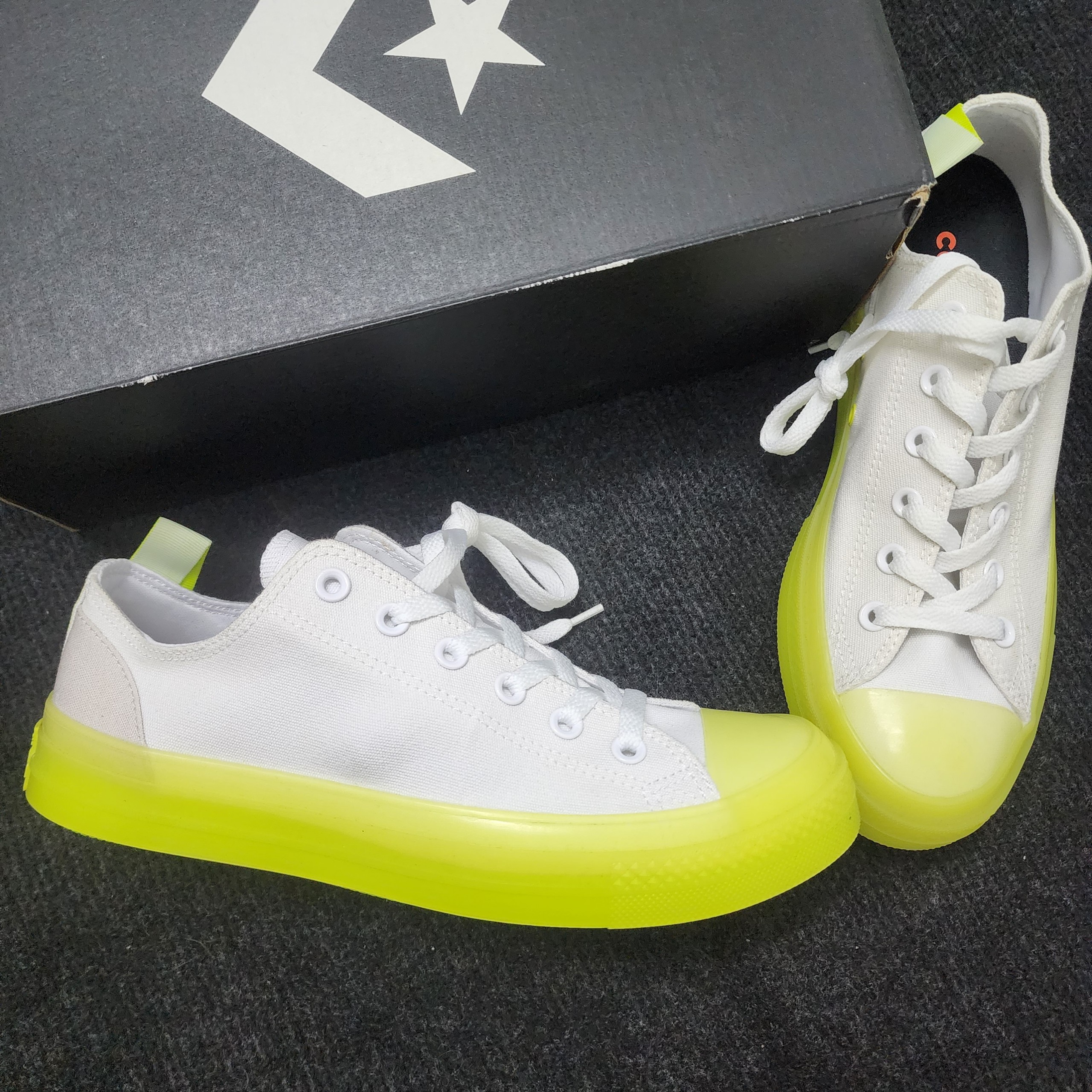 [ Chính hãng ] Giày Converse CX trắng xanh lime cổ thấp nam